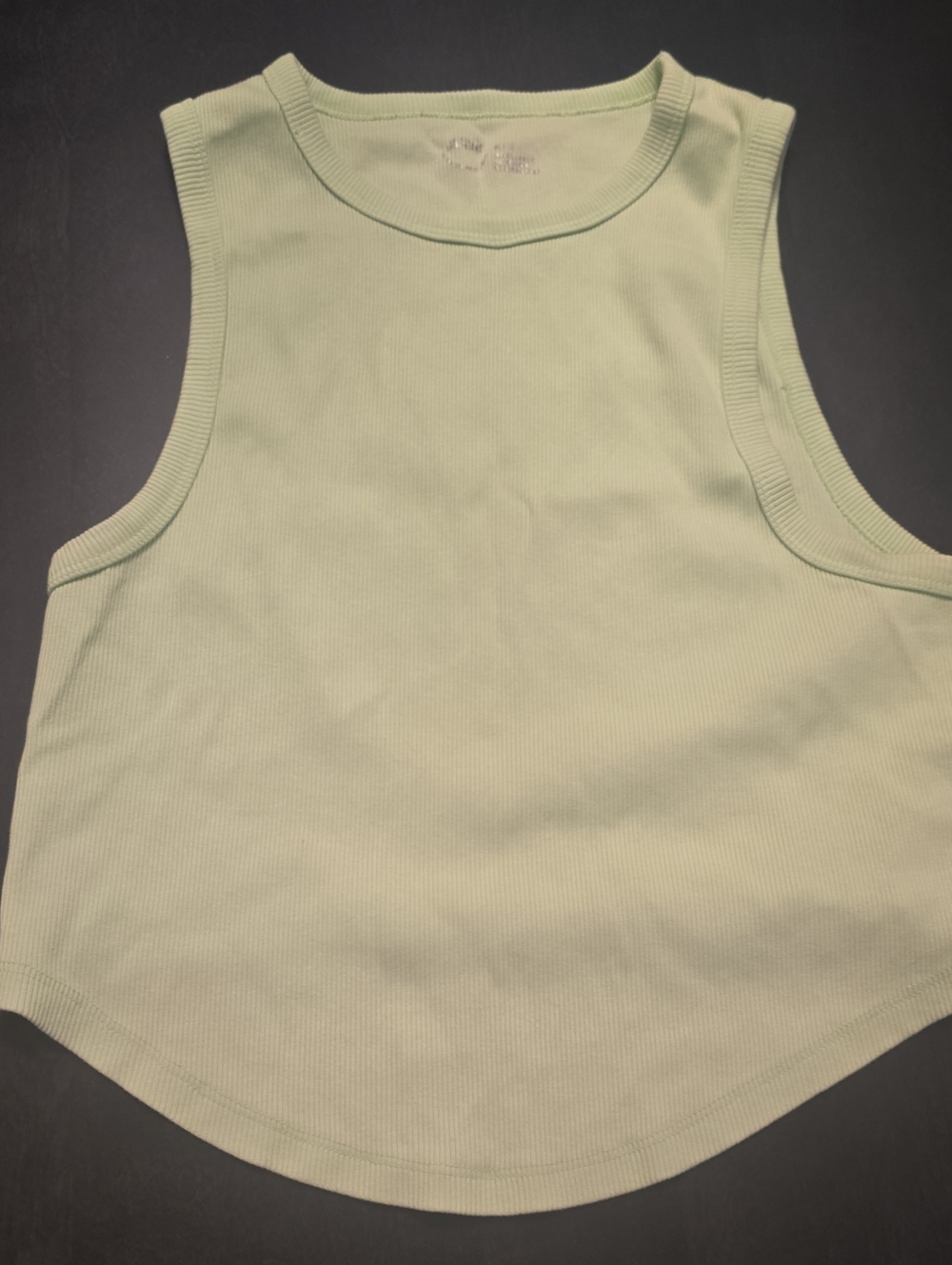 aerie Mint Ribbed Tank Top